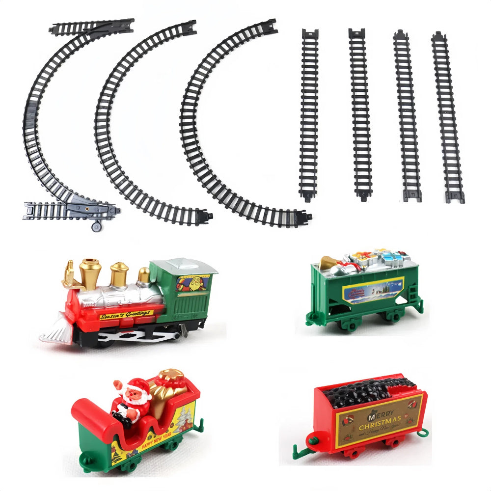 Realistic Electric Train Set for Christmas Decoration