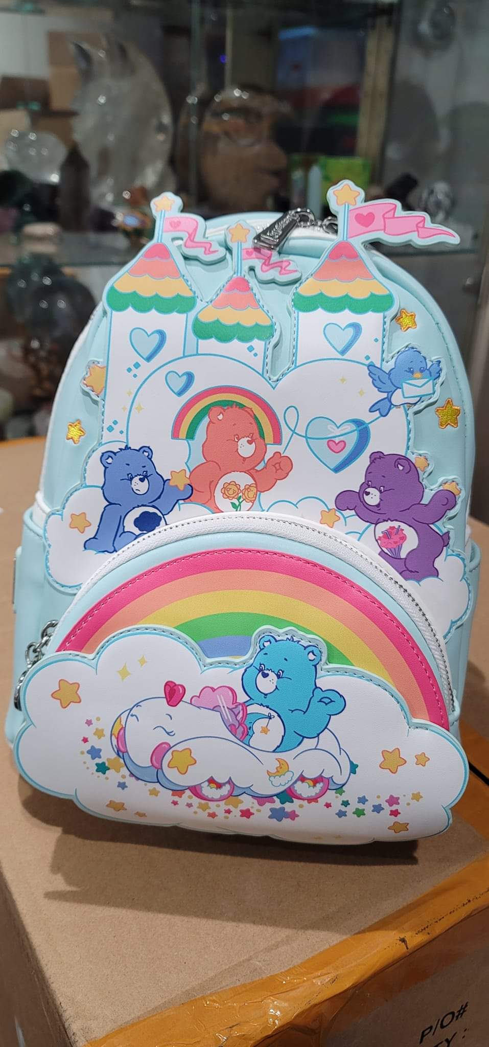 Loungefly - 40th Anniversary Limited Edition Care Bears Care-a-lot Castle Mini Backpack