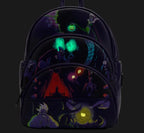 LoungeFly Disney Villains Glow in the Dark Mini Backpack