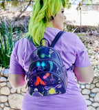 LoungeFly Disney Villains Glow in the Dark Mini Backpack
