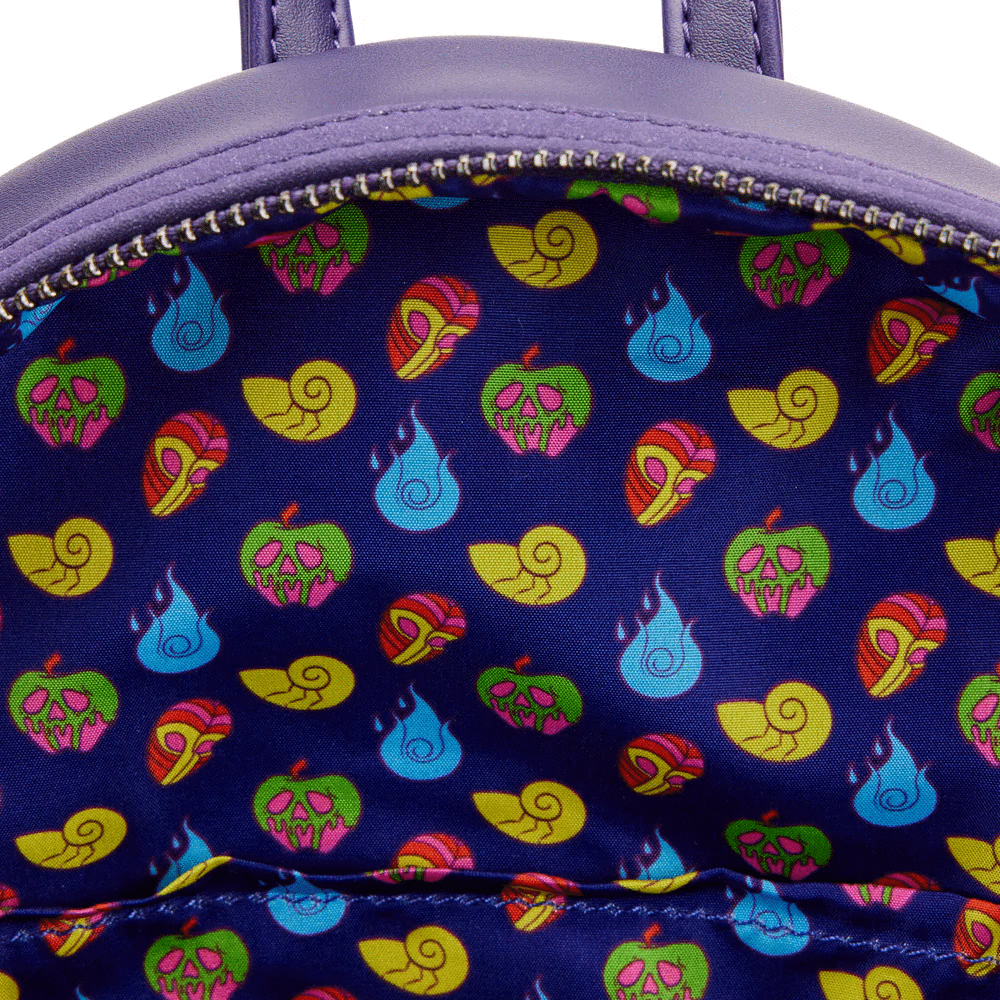 LoungeFly Disney Villains Glow in the Dark Mini Backpack