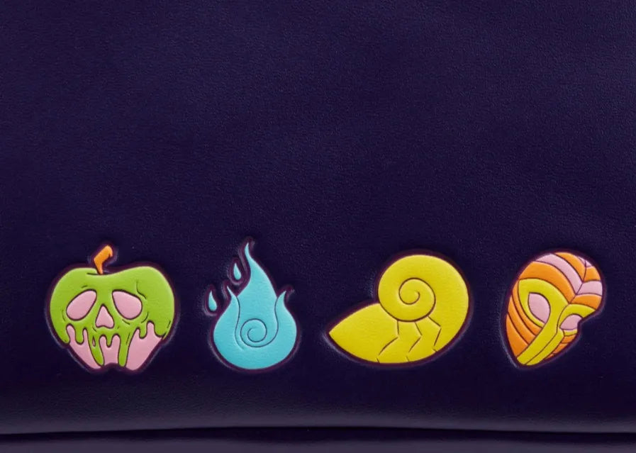LoungeFly Disney Villains Glow in the Dark Mini Backpack