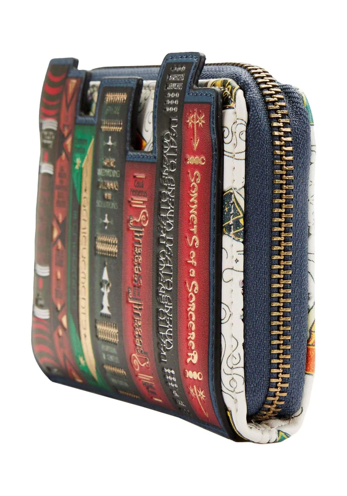 LoungeFly Fantastic Beasts Magical Books Zip Around Wallet