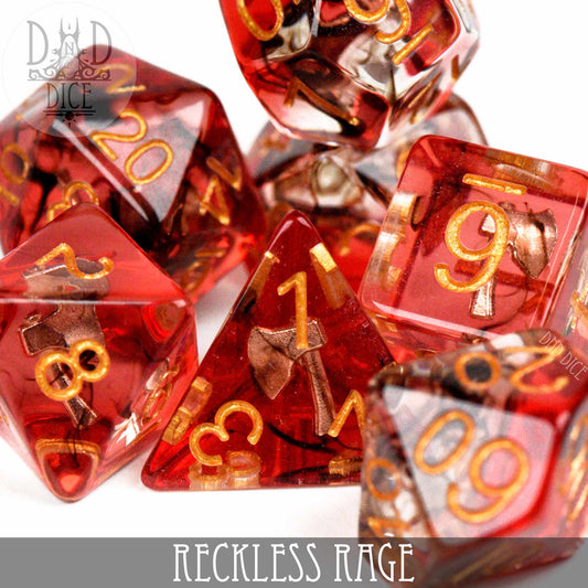 Reckless Rage Dice Set