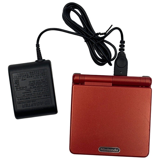 Red Gameboy Advance SP