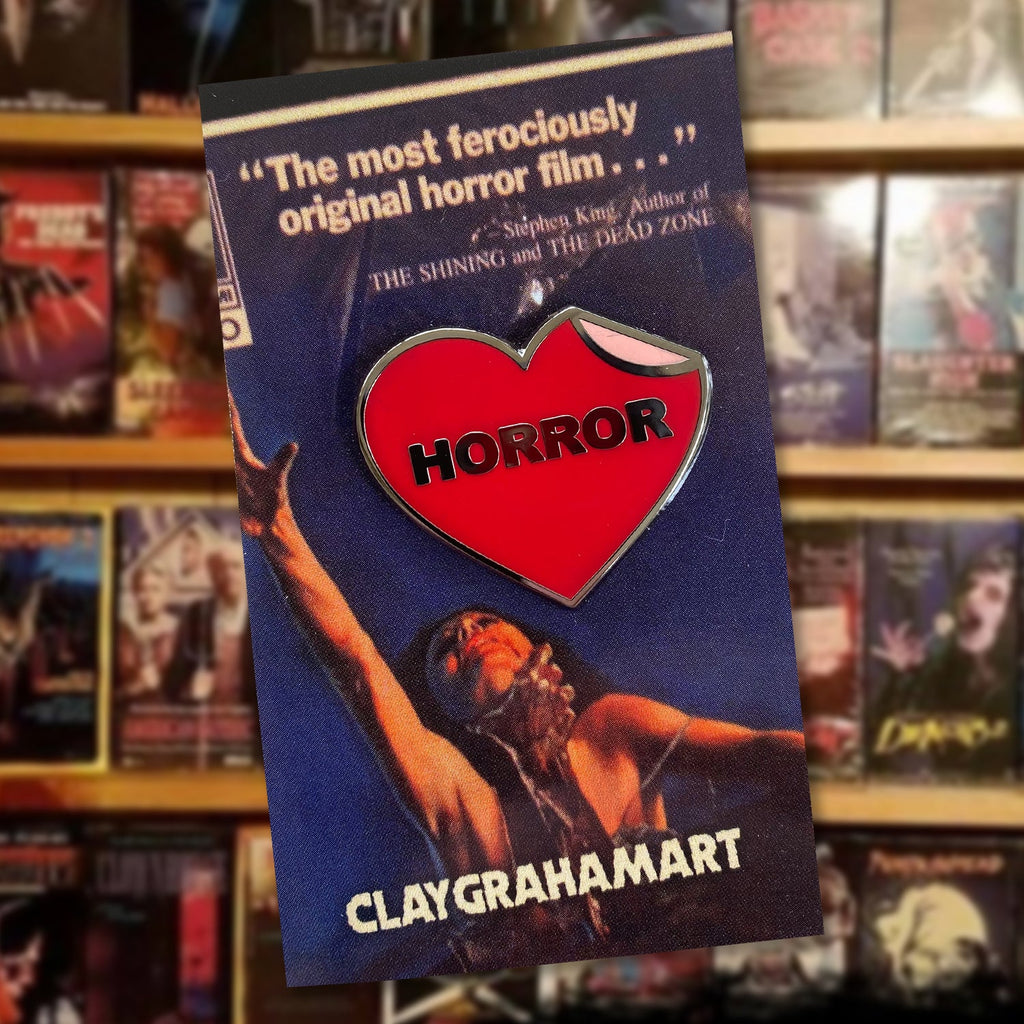 I Heart the Horror Section 1.25" Hard Enamel Pin