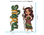 Taurus Sticker and Magnet - the Celestial Bull Horoskins™ – Zodiac Earth Sign | Waterproof & UV-Proof - Sticker / Regular