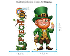 Leprechaun Sticker and Magnet - Guardian of the Gold Mythkins™ – Irish Folklore Fairy | Waterproof & UV-Proof - Sticker / Regular