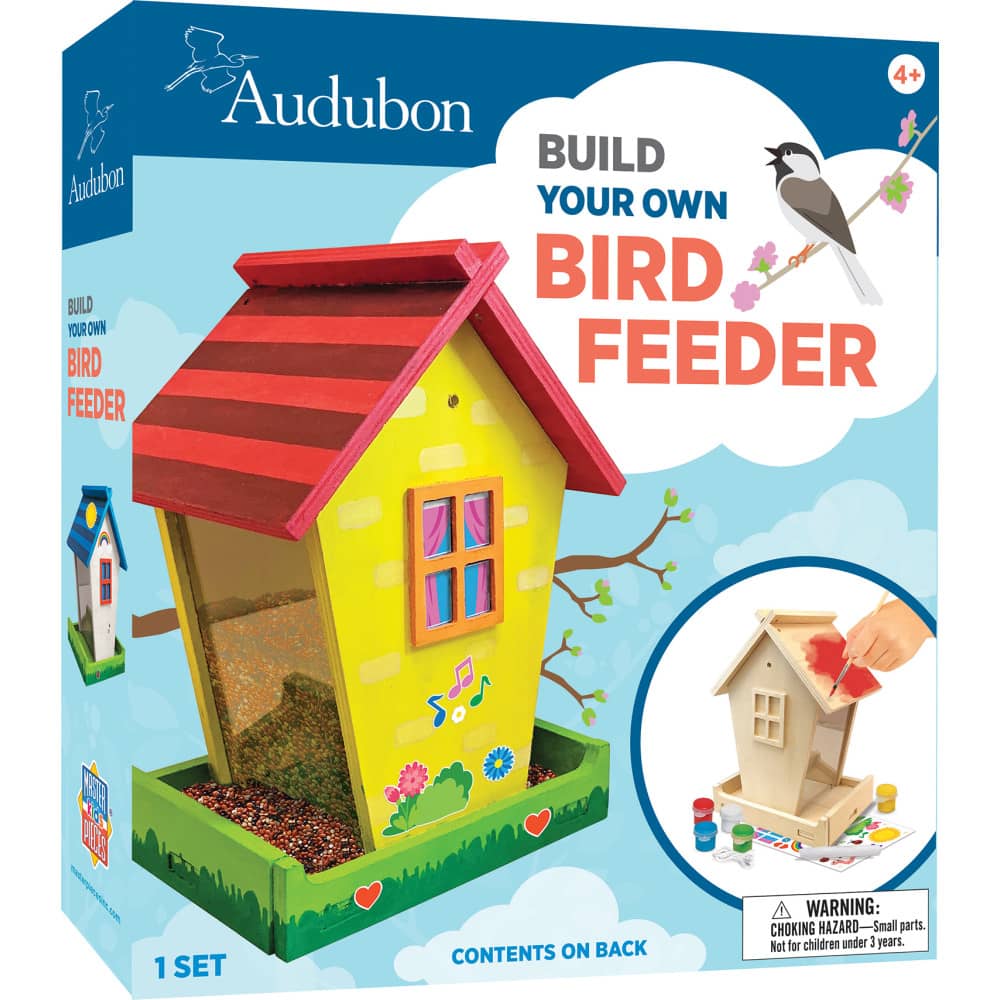 Audubon - Birdfeeder Wood Craft & Paint Kit