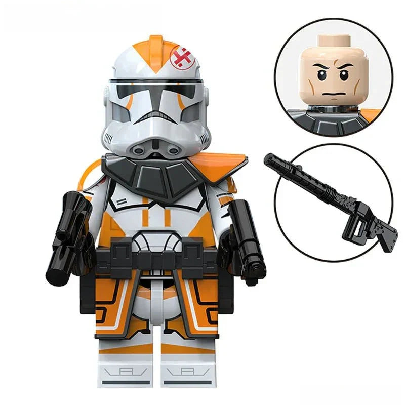 212th Battalion Clone Medic trooper Star Wars Lego Minifigures Custom Toys