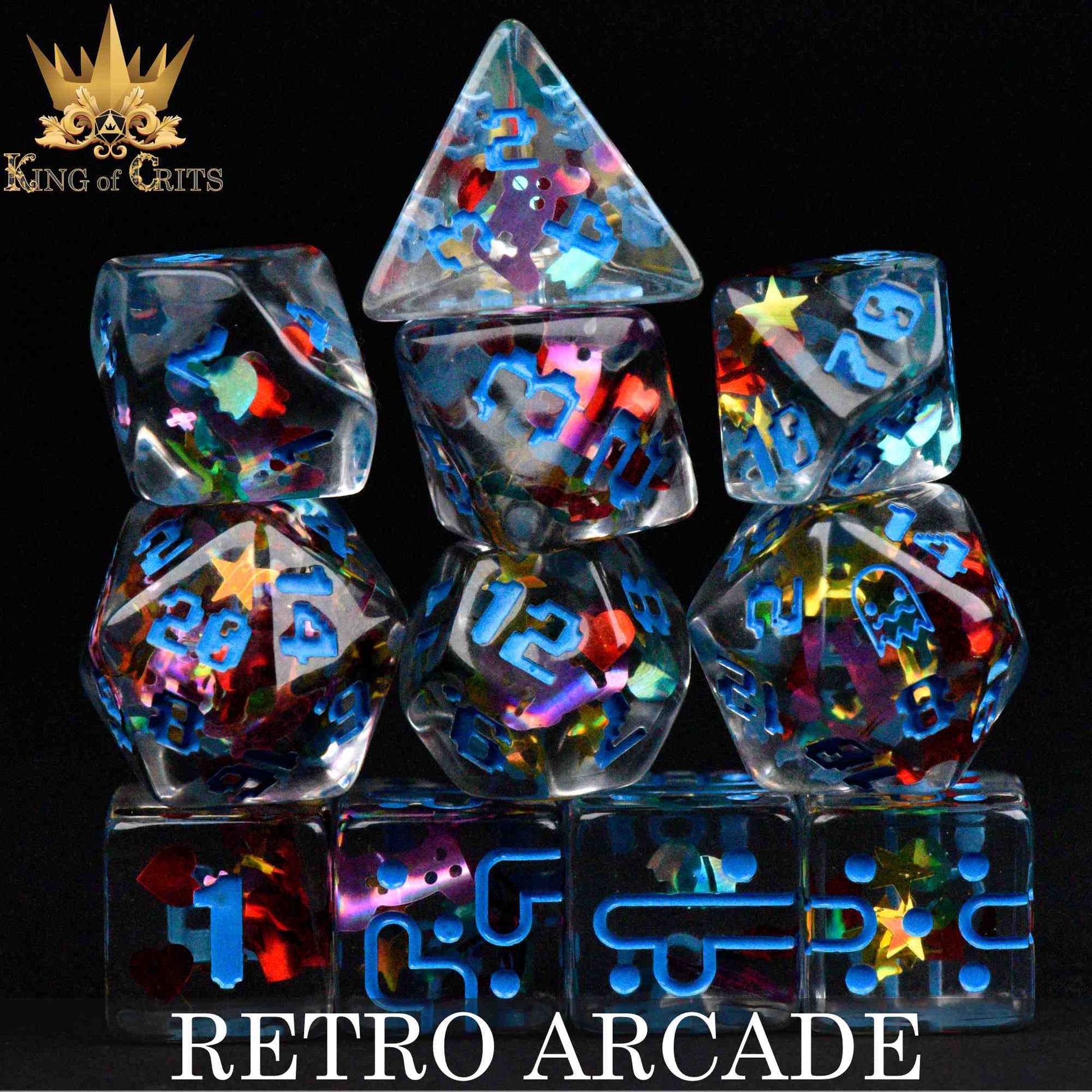 Retro Arcade 11 Dice Set