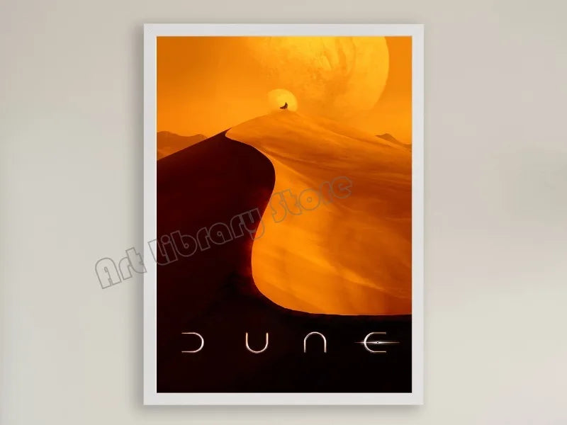 Retro Dune Classic Movie Inspired Poster Mid Century Arrakis Desert Travel Wall Art Pictures Canvas Painting Home Decor Gift