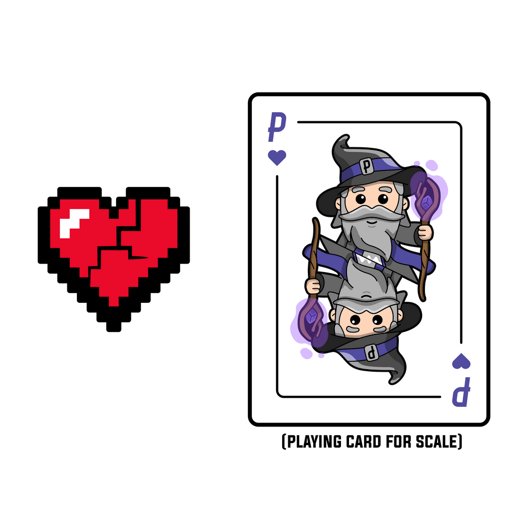 Retro Gaming - Pixel Heart (Broken)