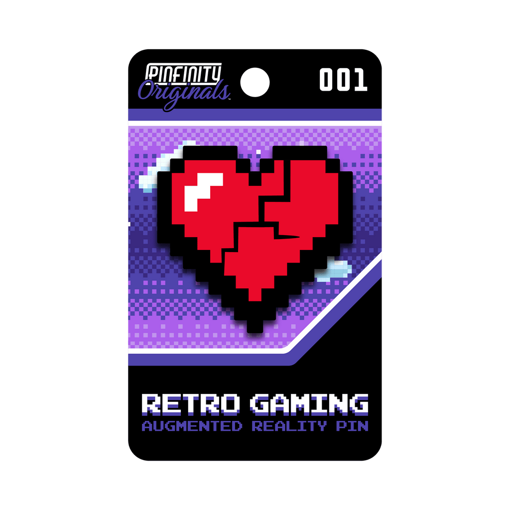 Retro Gaming - Pixel Heart (Broken)