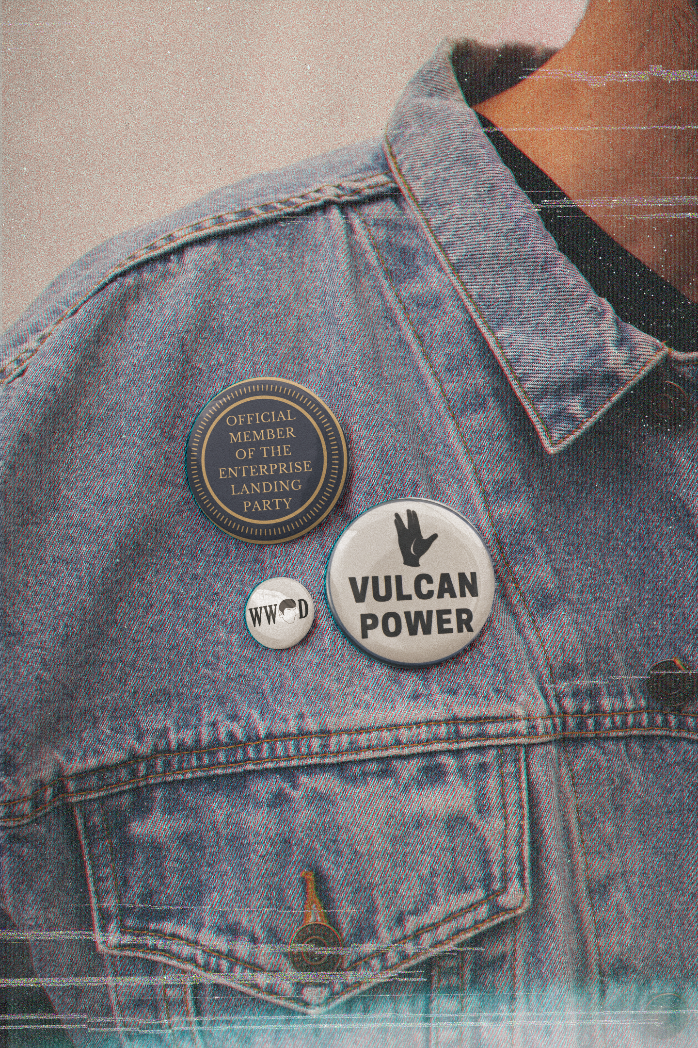 VULCAN POWER Pin-Back Button