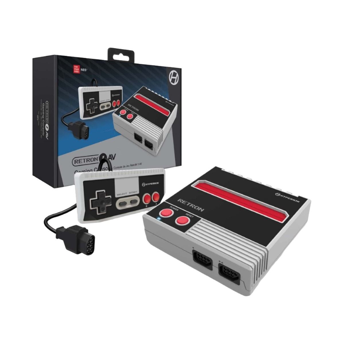 RetroN 1 AV Gaming Console Compatible With NES® (Gray) (NEW)