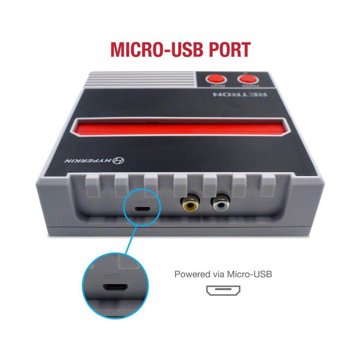 RetroN 1 AV Gaming Console Compatible With NES® (Gray) (NEW) - Role-Players