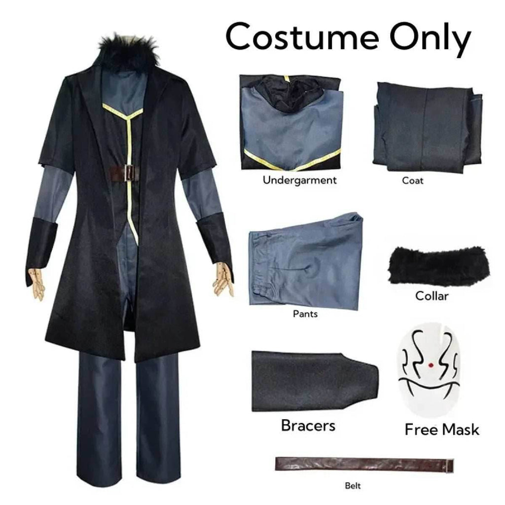 Rimuru Tempest Cosplay Costume – Reincarnated as a Slime Wig & Mask - S / Wig Only(one size)