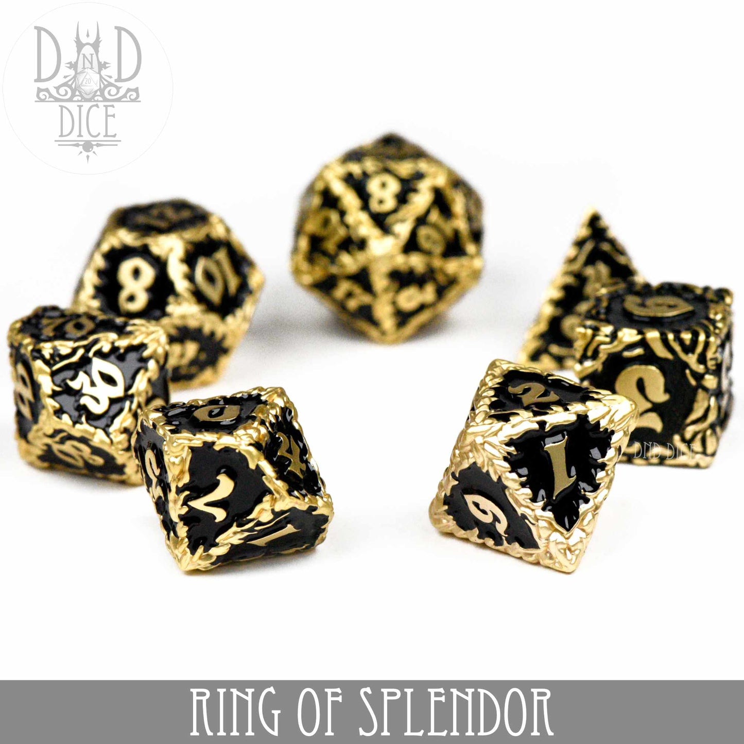 Ring of Splendor Metal Dice Set