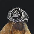 Viking Valknut Knot Stainless Steel Ring - 9