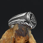 Viking Valknut Knot Stainless Steel Ring - 9