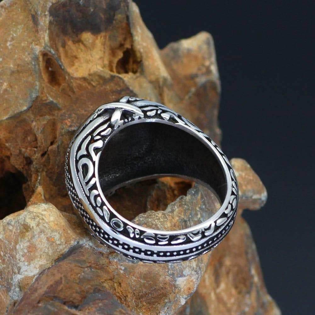 Viking Valknut Knot Stainless Steel Ring - 9