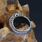 Viking Valknut Knot Stainless Steel Ring - 9