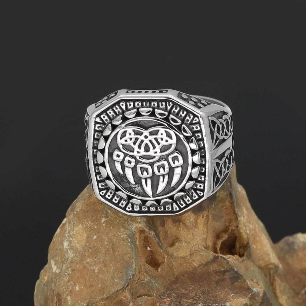 Viking Wolf Claw Ring - 9