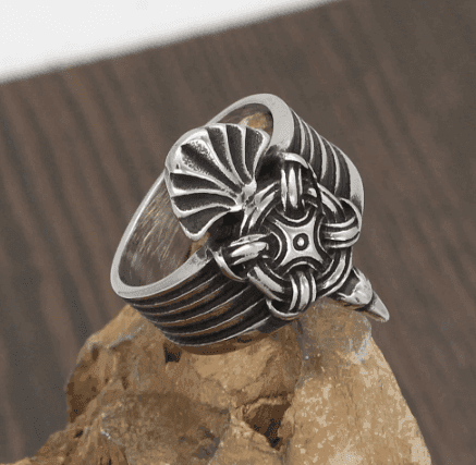 Vikings Raven Stainless Steel Ring - 