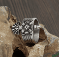 Vikings Raven Stainless Steel Ring - 