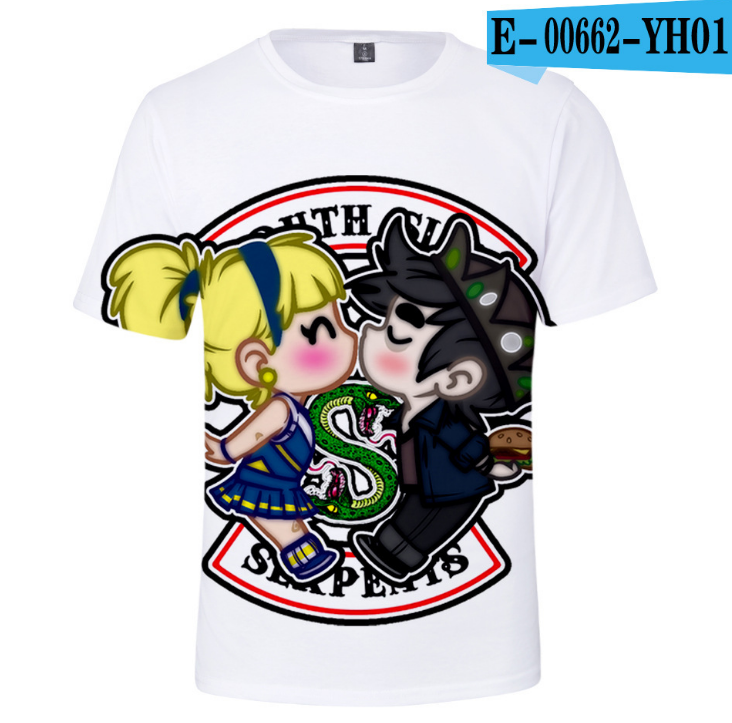 Riverdale Southside Aesthetic Clothes Harajuku  T-shirt Short Sleeve