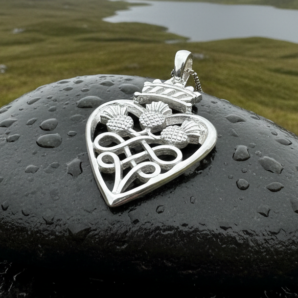 Luckenbooth Thistle Necklace