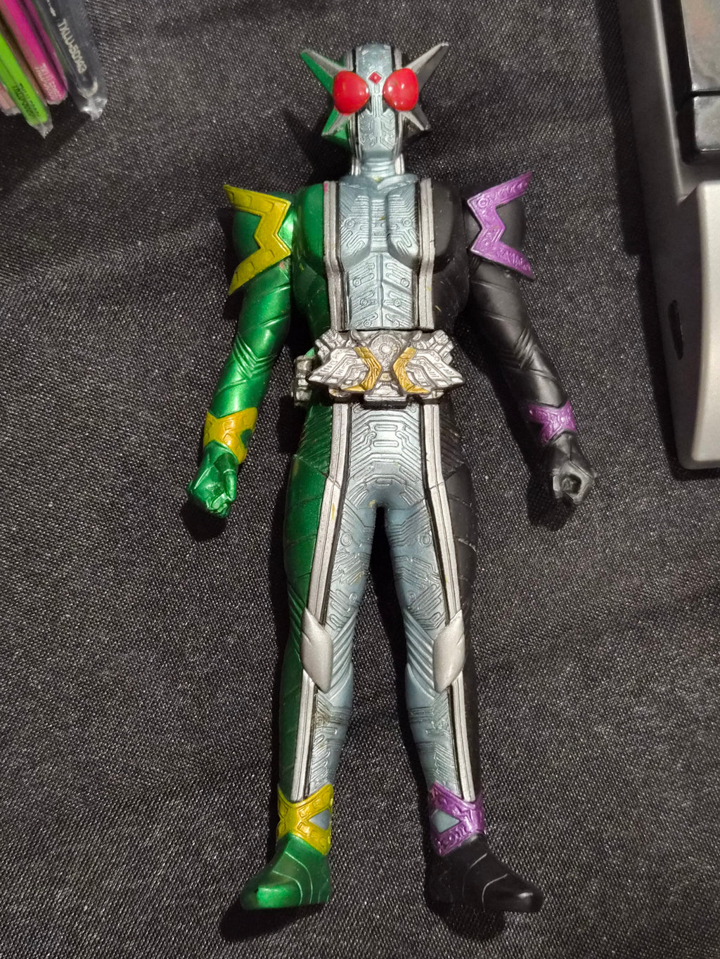 Kamen Rider W (Double) Cyclone Joker Xtreme #6 Bandai Hero Series 6.5" Figure 2009