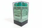 Borealis Light Green/gold 16mm Block Old Glitter