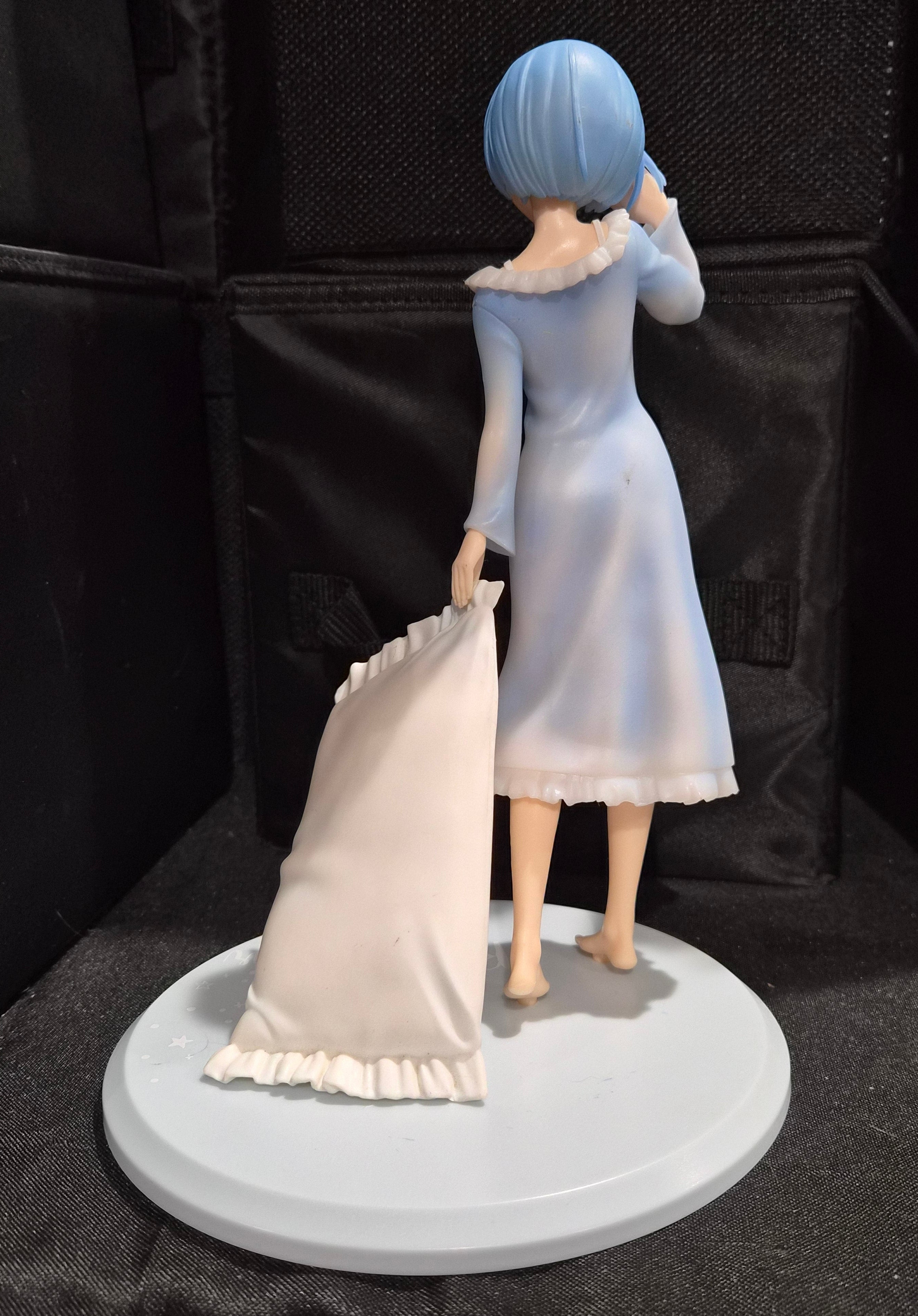 Rem Nightwear Version Super Premium Figure w/ Pillow – Re:Zero – Sega – 2020 – 9" Statue