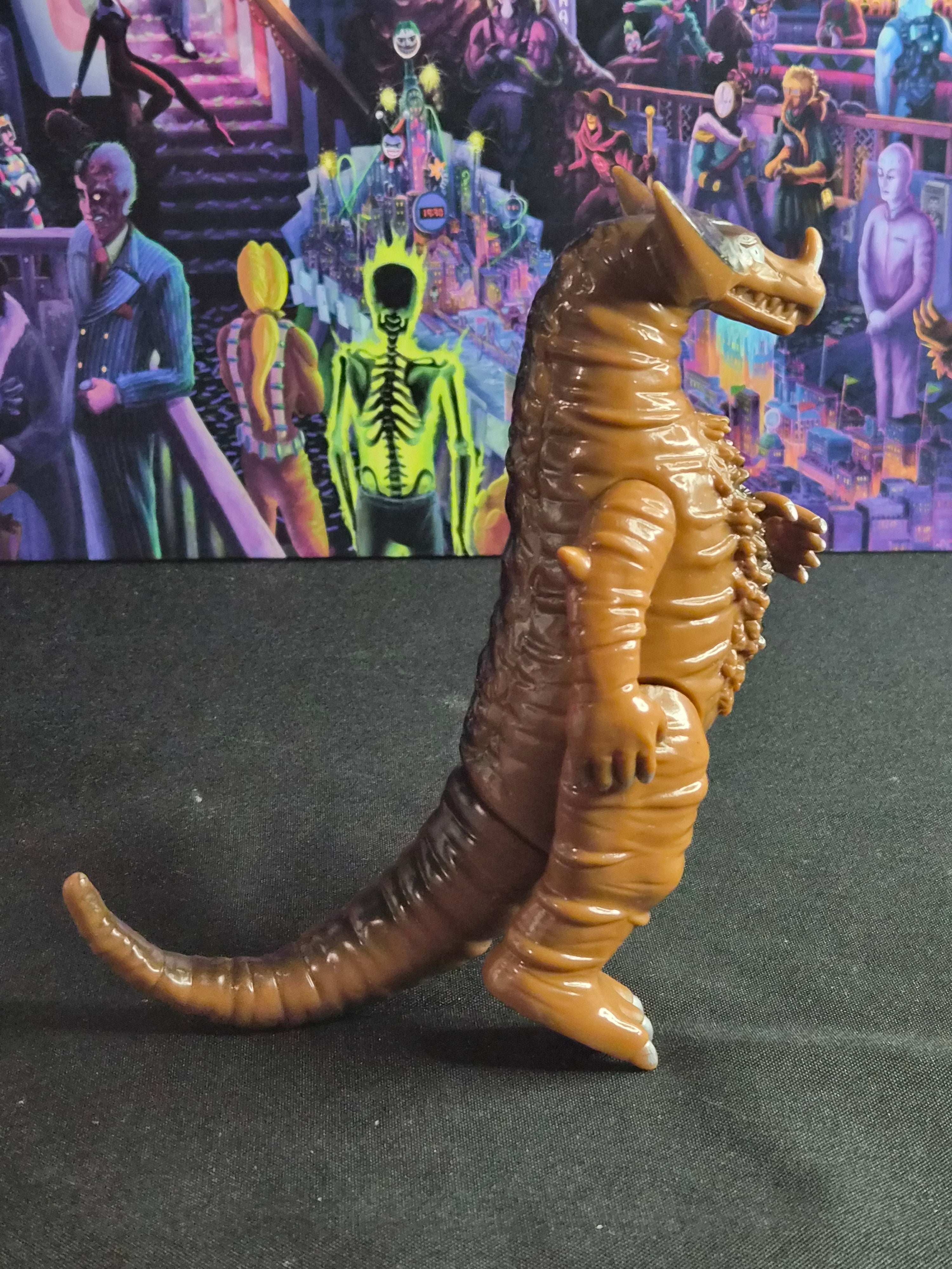 1983 Bandai Ultraman Gomorrah (Gomora) Sofubi Figure – Ultra Monster Series – Vintage Kaiju Japan Import