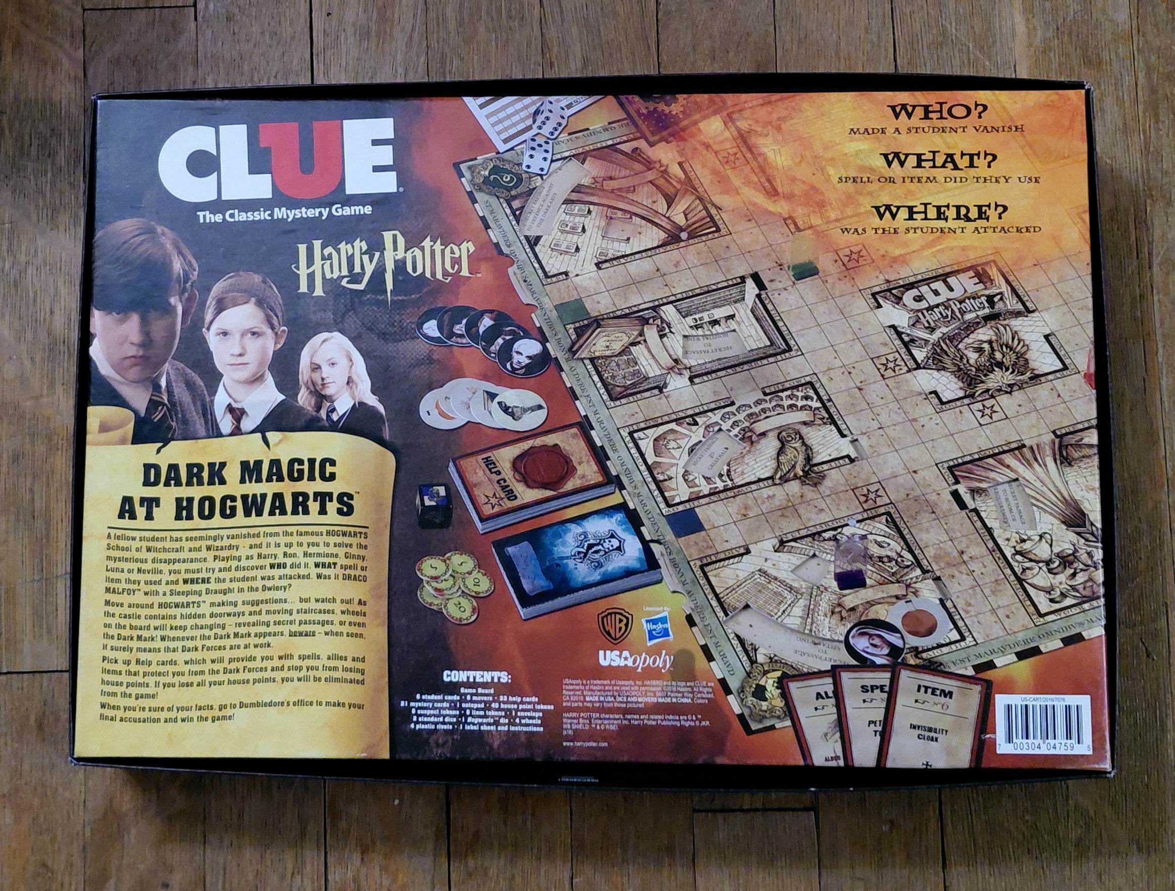 Harry Potter Clue Board Game