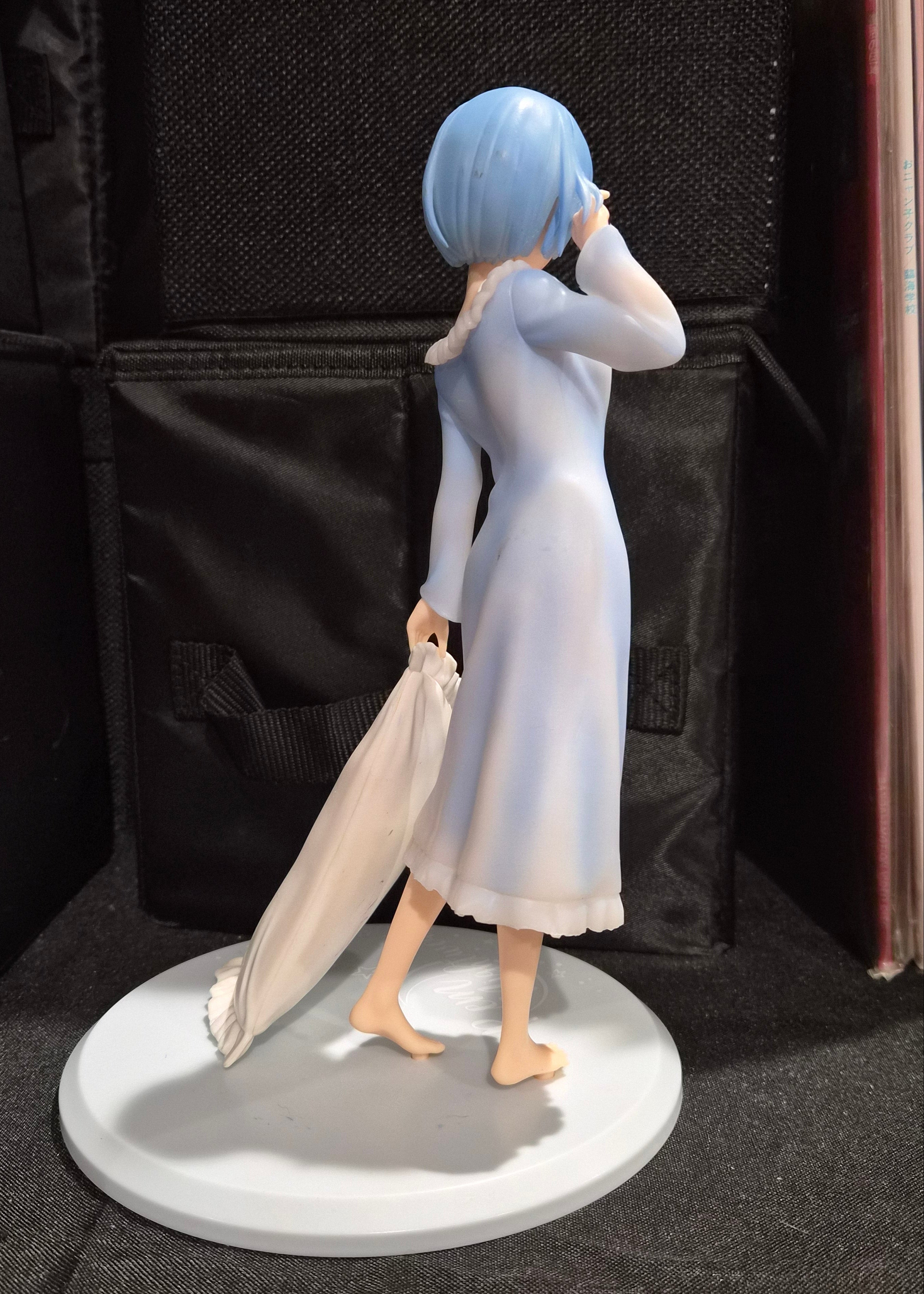 Rem Nightwear Version Super Premium Figure w/ Pillow – Re:Zero – Sega – 2020 – 9" Statue