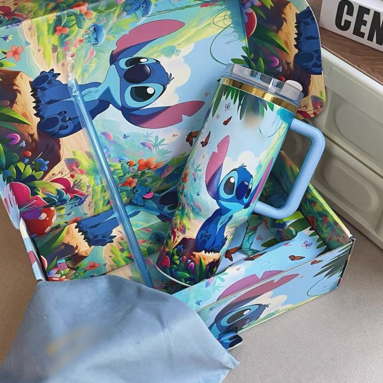 40oz Insulated Tumbler with Handle - Limited Edition Thermos Cup