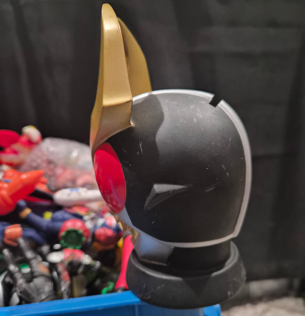 2007 Banpresto Masked Kamen Rider Agito Head Coin Piggy Bank – Kotusatsu Japan Import