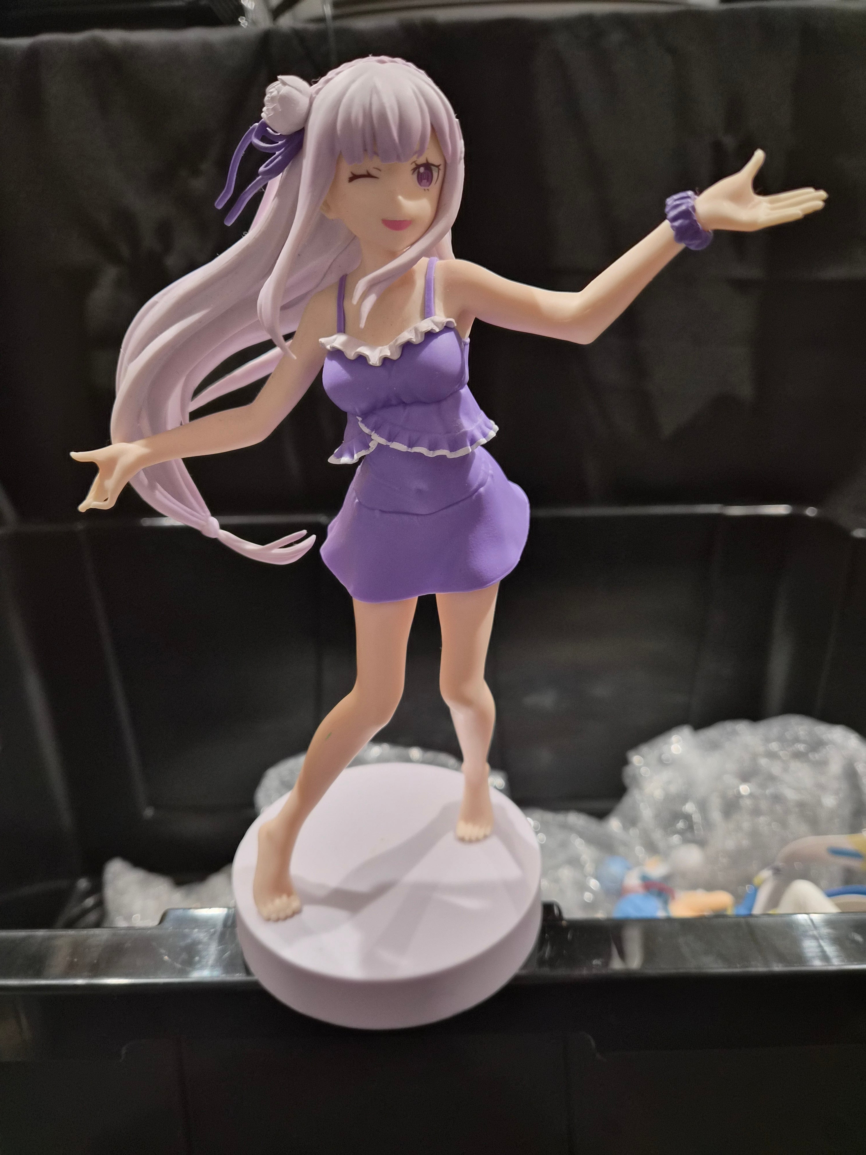 Re:Zero – Emilia EXQ Swimsuit Version Figure – Banpresto – 8" Statue