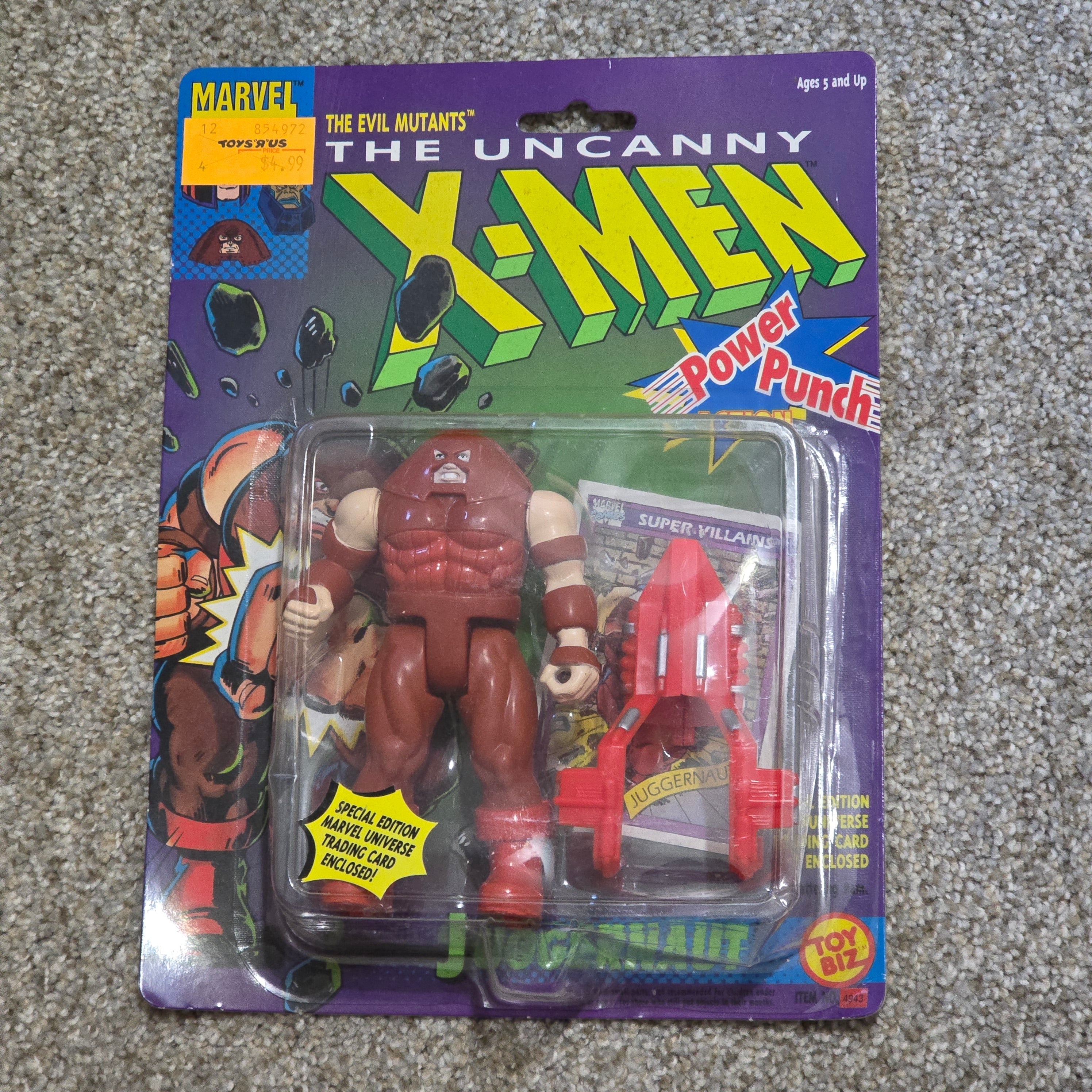 Vintage X-Men Juggernaut Toy Biz Action Figure 1992 Sealed