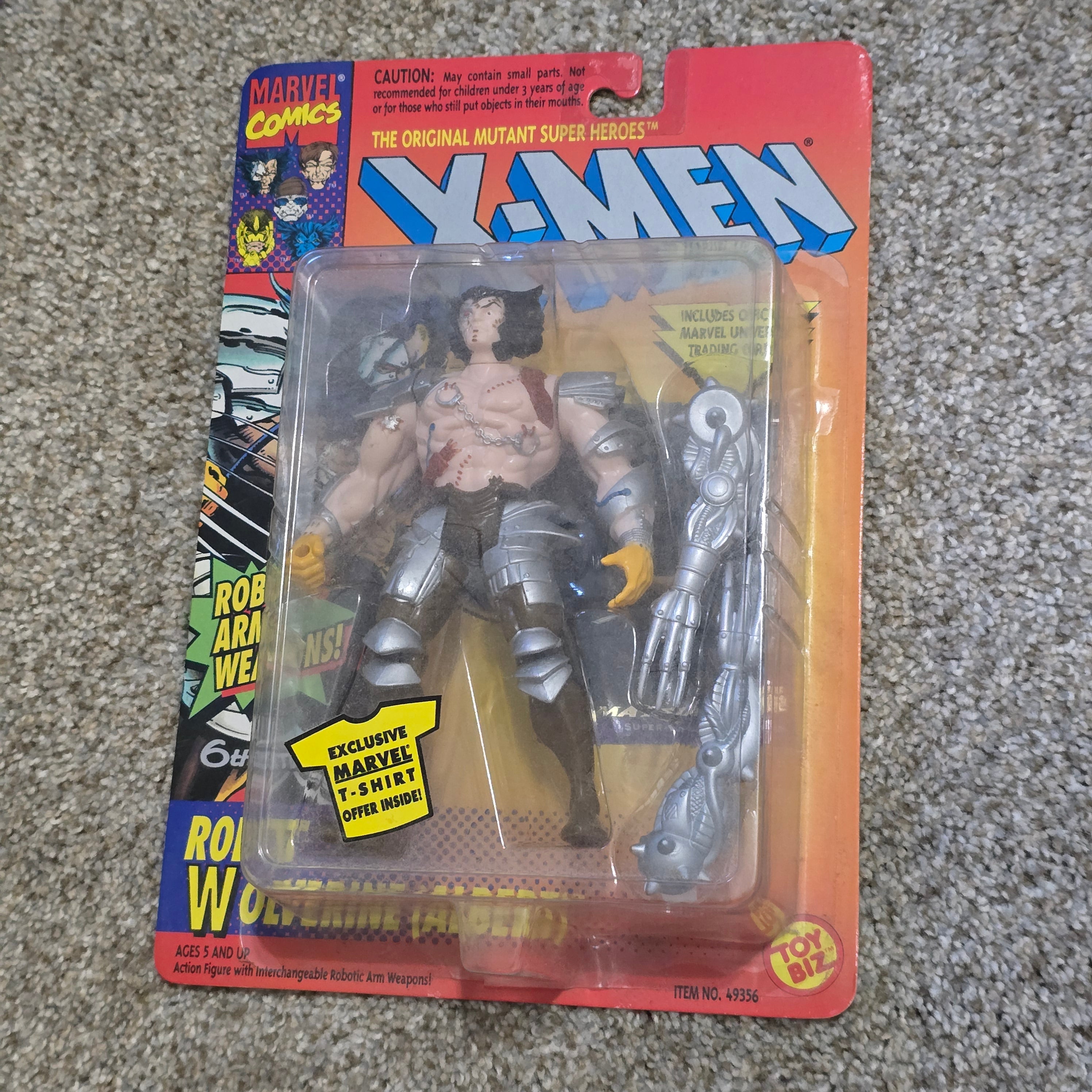 Vintage Robot Wolverine Albert X-Men Toy Biz Action Figure MOC