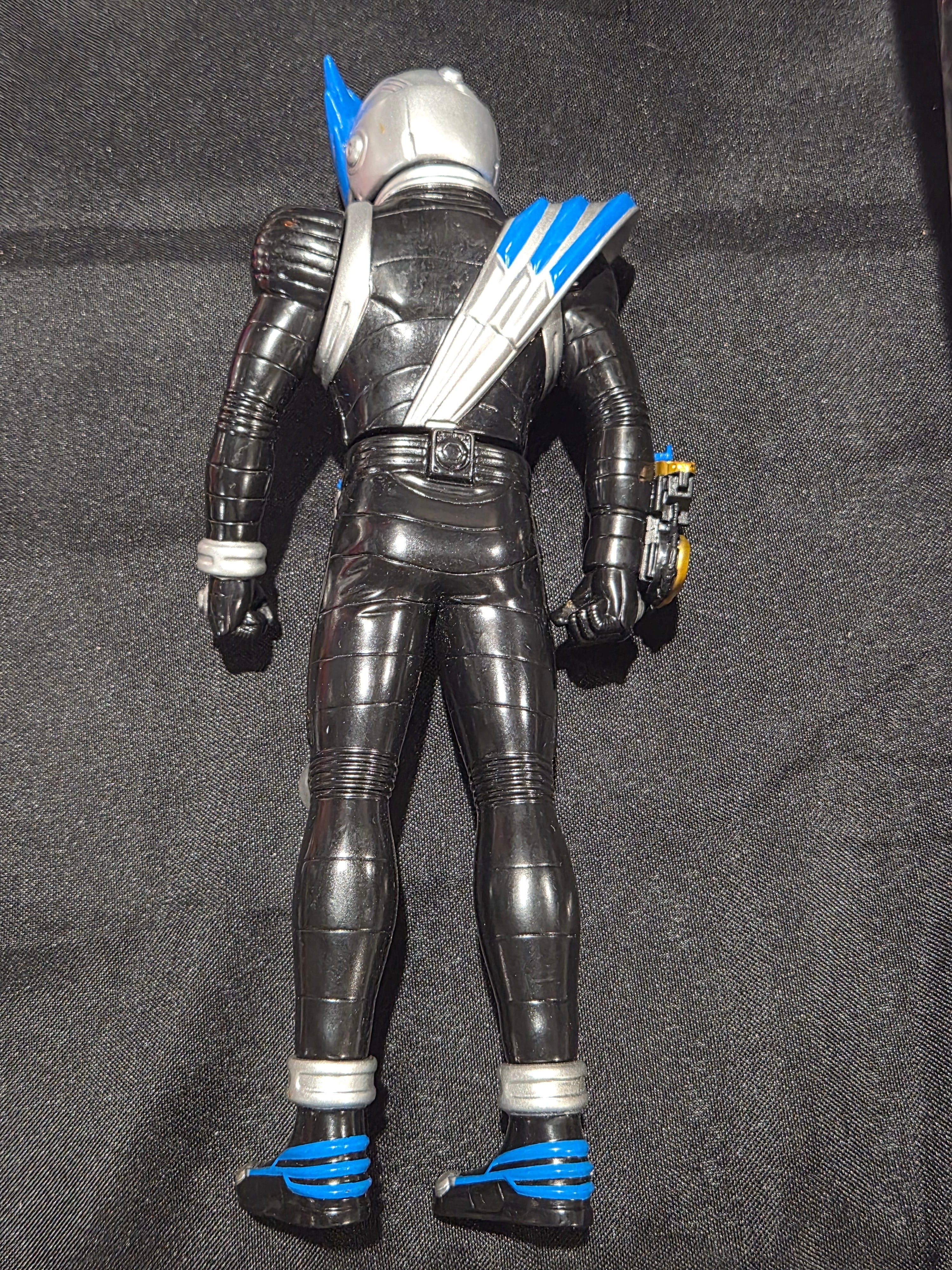 2011 Kamen Rider Fourze Meteor 10" Figure – Black Outer Space Outfit – Bandai Japan