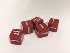 Mechanics Dice d6 | What's Wrong with Your Car Dice 6-Sided 16mm Diagnostic Dice - Blue / 1 Dice