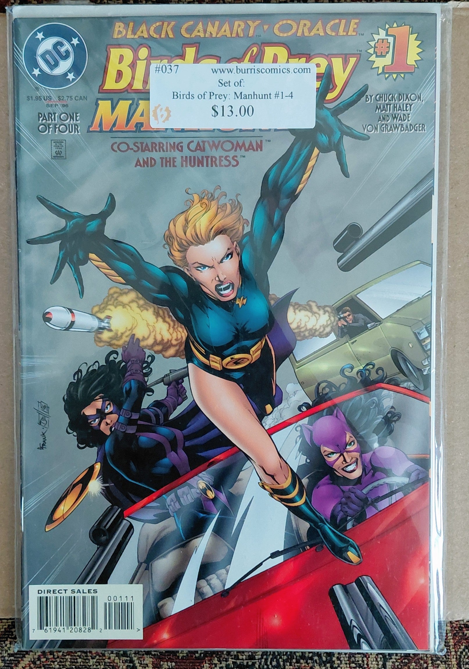 Comic Book Set: Birds Of Prey: Manhunt #1-4, DC Comics