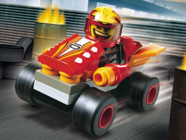 Lego Set - Red Bullet Racer (Drome Racers)