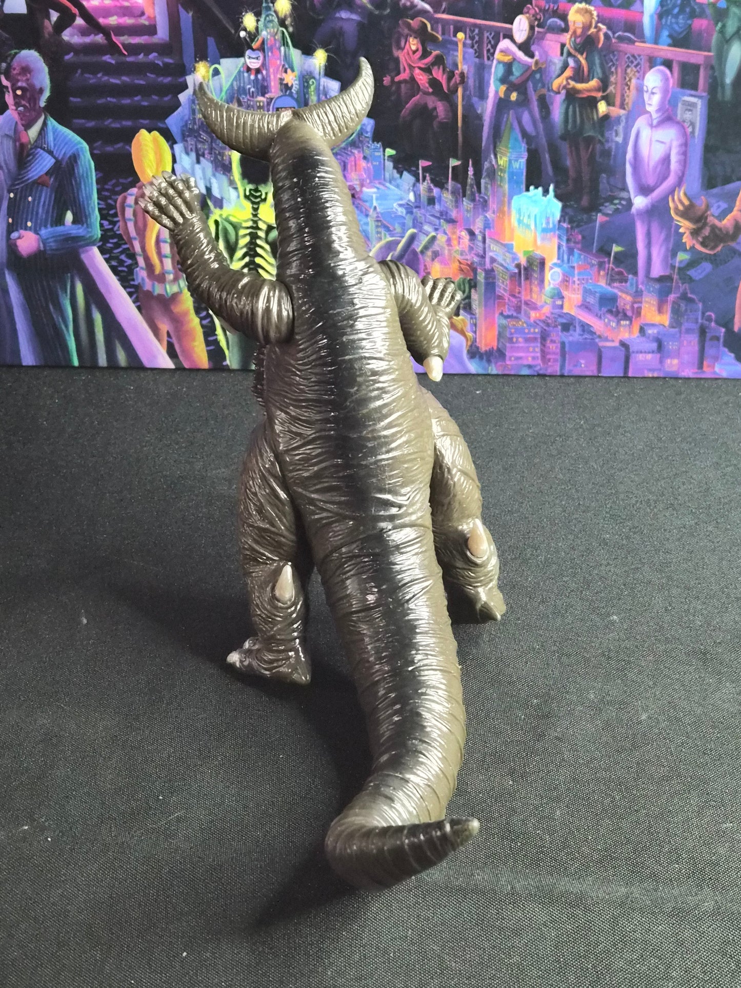1993 Bandai Powered Gomora Sofubi Figure – Ultra Monster Series – Ultraman Kaiju Japan