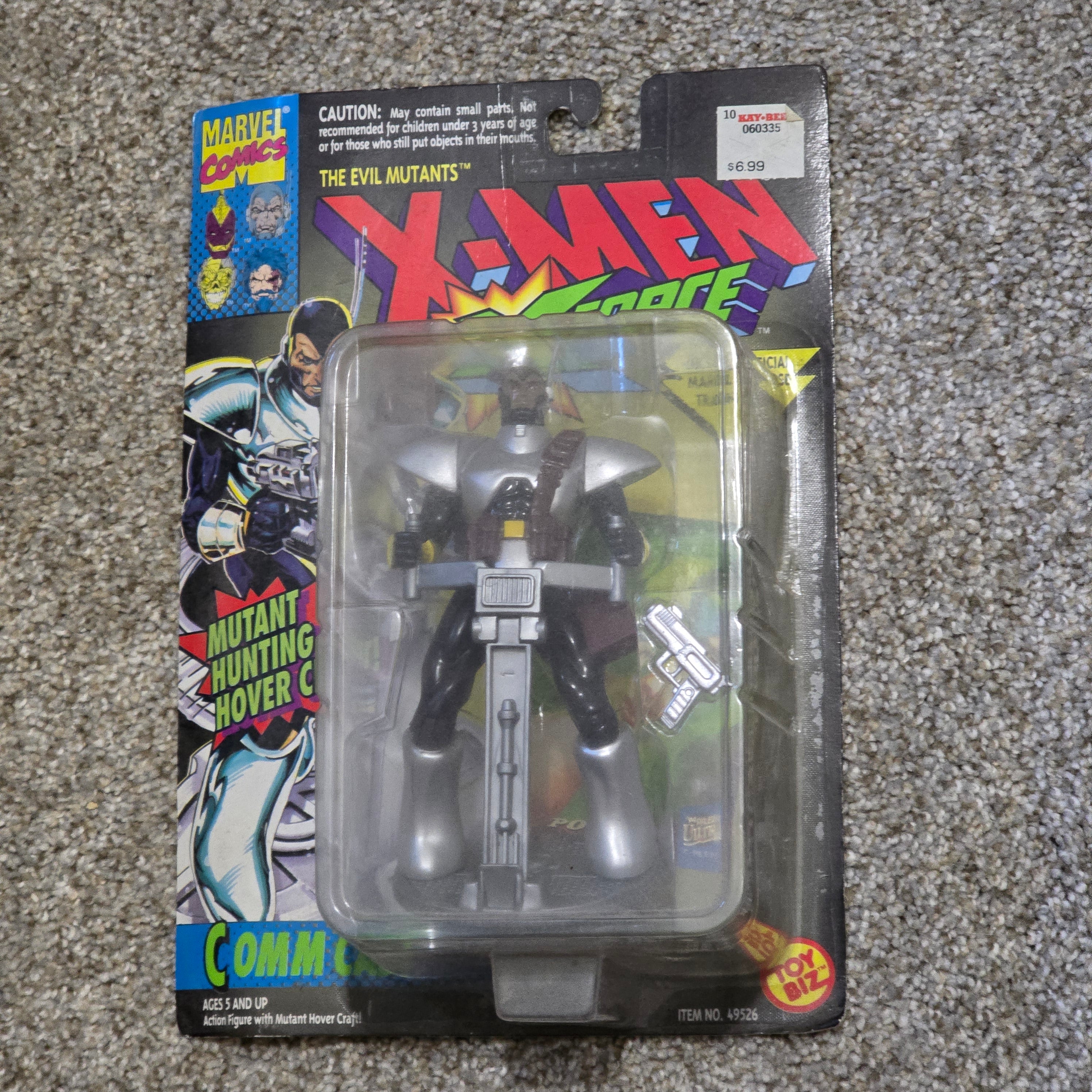 Vintage X-Men Commcast Evil Mutants Hovercraft Action Figure Toy Biz 1994 MOC