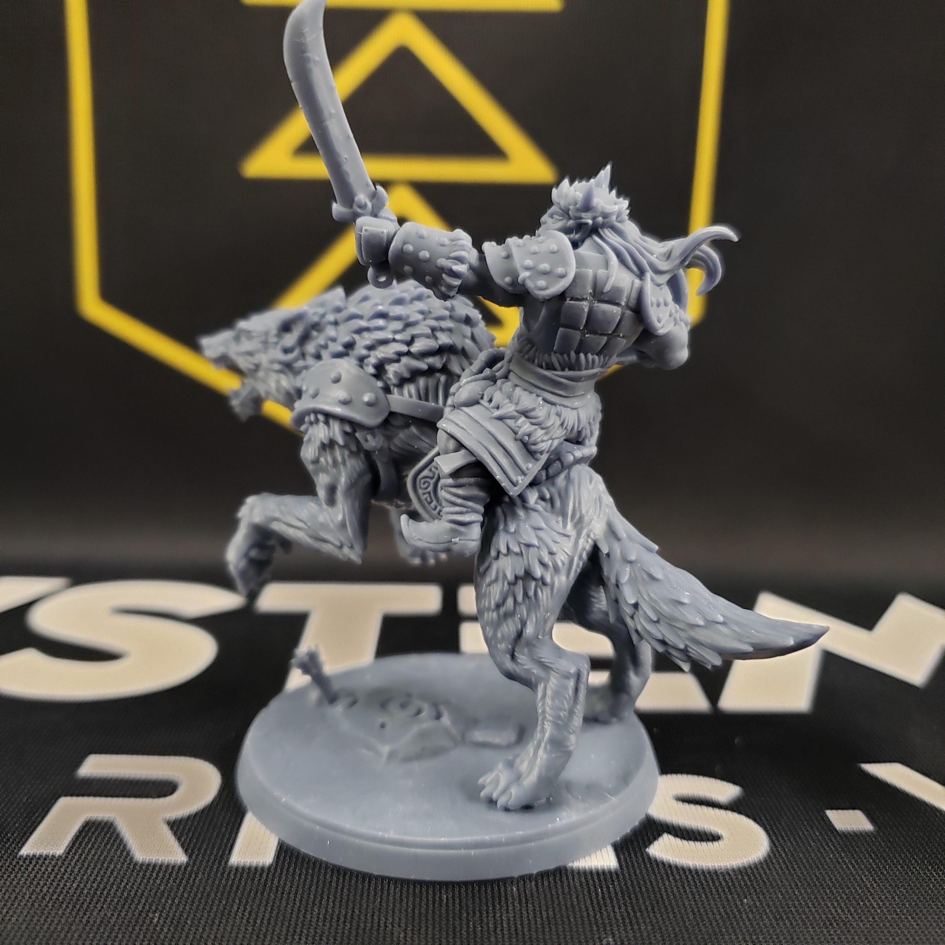 Orr'ug Wolf Rider: Sculpt C (Direwolf Orc Cavalry Unit or Wild)